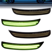 Nouvelles feux de position latéraux séquentiels LED ambre+rouge et blanc pour Chevrolet Chrysler 300, réflecteur, animation dynamique, clignotant de garde-boue
