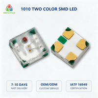 LED SMD 1010 Shengtian Sanan à puce rouge-blanc, rouge-vert, rouge-bleu, 5mA, 0,06W, garantie 2 ans pour indicateurs OEM, directement de l'usine