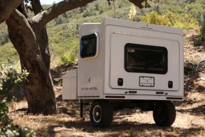 Enganche de fibra de vidrio extraíble ligero de alta calidad, cabina móvil personalizable, caravana, viaje corto, gran escasez, compatible con OEM - Product Image 4