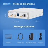 Placa de Desarrollo SDR Integrada FPGA/CPLD Luowave LW-B210 Plus de 2 Canales USB 3.0, Compatible con ETTUS B210 Linux, 5V, Venta al Por Mayor