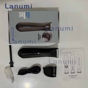 Tondeuse corporelle pour homme Lanumi L609, légère, avec écran LCD, pour les jambes, recharge Type C, lame en céramique, coupe rapide, batterie lithium 600 mAh L609 - Product Image 5