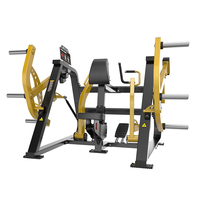 Máquina de remo sentado BRTW con carga de placas para gimnasios comerciales, equipo profesional de gimnasio