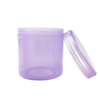 Fournisseur 100ml 160ml 250ml Récipient de pot de stockage de crème à vis en plastique PP de couleur personnalisée avec couvercle en plastique