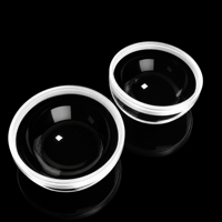 Dôme en verre personnalisé, lentille en verre optique hémisphérique BK7/K9/silice fondue JGS1, couvercle en dôme pour la protection des appareils photo et des instruments