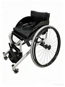 Fauteuil roulant de badminton de compétition, châssis en aluminium, roues arrière à dégagement rapide pour la compétition - Product Image 2