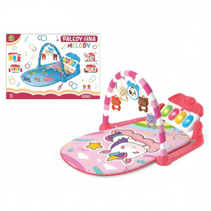 Gimnasio de actividades para bebés Melody Gym Children's World, 75x52x39 cm, tapete de juego musical con piano para bebés - Product Image 2