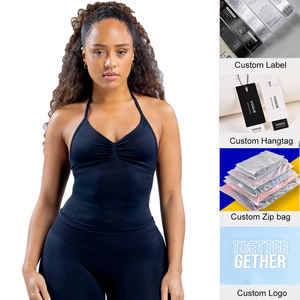 Tops <span class=keywords><strong>de</strong></span> Gimnasio para Mujer <span class=keywords><strong>de</strong></span> Marca Propia, Ropa Deportiva sin Costuras para Entrenamiento, con Logotipo Personalizado OEM ODM - Product Image 3