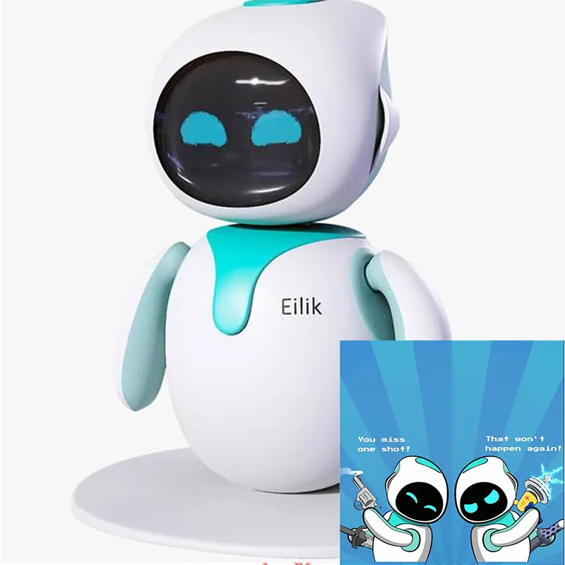 Eilik emo toy robot ، رفيق ذكي لطيف لروبوت الحيوانات الأليفة ، روبوت ذكي لكبار السن