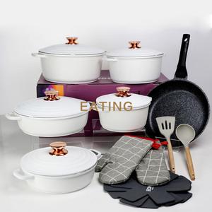 Juego <span class=keywords><strong>de</strong></span> utensilios <span class=keywords><strong>de</strong></span> cocina comercial <span class=keywords><strong>de</strong></span> 18 piezas <span class=keywords><strong>para</strong></span> placa <span class=keywords><strong>de</strong></span> inducción-3mm <span class=keywords><strong>de</strong></span> espesor 20/24/28cm ollas y sartenes, utensilios <span class=keywords><strong>de</strong></span> cocina <span class=keywords><strong>de</strong></span> aluminio con revestimiento antiadherente a granel - Product Image 5