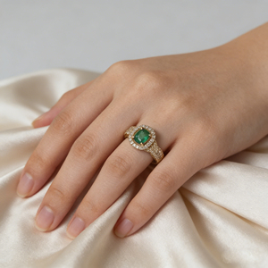 <b>CUSTOM</b> SILVER 10K/14K/18 SOLID GOLD CLASSIC LAB GROWN CVD IGI VVS-VS QUALITY BRILLIANT CUT ENGAGEMENT PARTY FASHION CLUSTER <b>RING</b> - Product Image 4