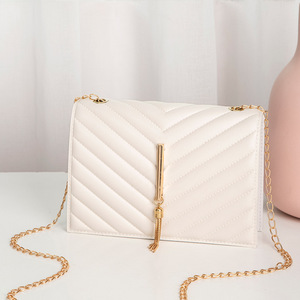 Borse 2025 da donna borse alla moda borse coreane a tracolla piccola borsa quadrata a grani V compressione reticolo borsa cuscino - Product Image 5