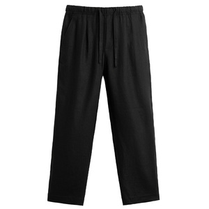 Gingtto Custom Top Desgin <span class=keywords><strong>pantaloni</strong></span> di <span class=keywords><strong>lino</strong></span> OEM traspiranti di alta qualità da <span class=keywords><strong>uomo</strong></span> - Product Image 3