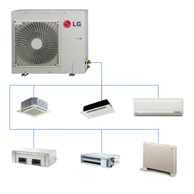 LG Multi VS Inverter Commercial Mini  VRF VRV Multi Split Central Air Conditioner for Hotel/home/office Cooling and Heating