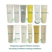 Sacs filtrants acryliques PAN d'excellente qualité pour haute humidité, pour filtre à air anti-poussière, mélange de matériaux différents en feutre
