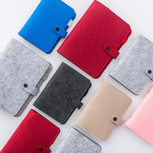 卸売環境にやさしいマルチカラーパーソナリティデザインA5 A6A7カスタムロゴフェルトブックノートカードパスポートカバー - Product Image 1