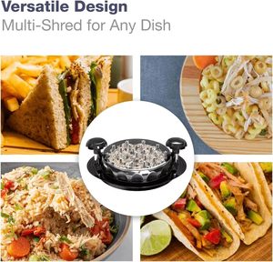 Desmenuzador de Carne de 10'' Libre de BPA, Apto para Alimentos, con Diseño Visible, Base Antideslizante y Mango Ergonómico, Herramienta para Desmenuzar Pollo para Cocina - Product Image 6