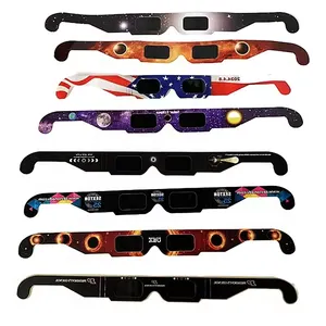 2024 CE and ISO Certified Paper Frames Solar Eclipse Glasses