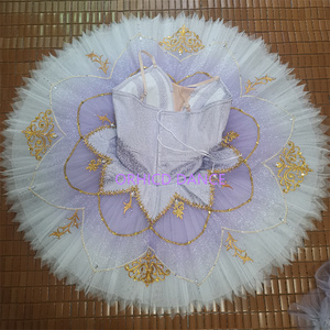 Bastante profesional de alta calidad 9-12 capas tamaño niños niñas <span class=keywords><strong>mujeres</strong></span> adultos rendimiento desgaste púrpura Ballet tutú - Product Image 2