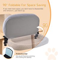 Lit suspendu pour chat, hamac confortable pour chaton, perchoir pliable, hamac de fenêtre pour chat
