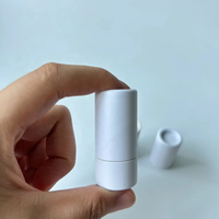 100% emballage rond biodégradable Tubes en carton Kraft blanc pousser déodorant bâton cylindre conteneurs baume à lèvres papier Tube