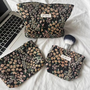Nouveauté : Trousse de Maquillage Femme en Toile Style <span class=keywords><strong>Audrey</strong></span> <span class=keywords><strong>Hepburn</strong></span> Rétro à Pois, Grande Capacité, Fermeture Éclair, Vintage, Portable pour Sorties - Product Image 1