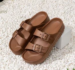 <strong>2026</strong> New Customizable Women's Wedges <strong>Fashion</strong> High Heel Platform EVA Summer Beach Wear <strong>Sandals</strong> &amp; Slippers - Product Image 2