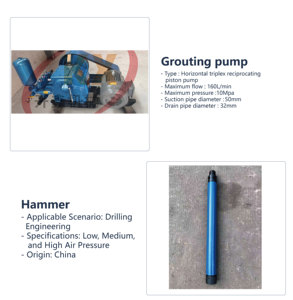 Bán Hot Dốc Mỏ Nổ Lỗ 20M DTH Khí Nén Xách Tay Giàn Khoan Với Máy Nén Khí Được Trang bị Khoan Ống Búa Khoan Bit - Product Image 3