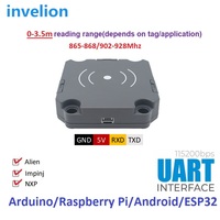 M5STACK 0-3.5m aralığı küçük yazar UHF RFID entegre okuyucu modülü EPC32 ahududu Pi gömülü sistem için USB/TTL arayüzü