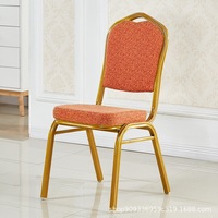 Chaises de salle à manger en métal pour églises, hôtels, mariages, banquets, restaurants, événements, fêtes, chaises empilables pour conférences, réunions