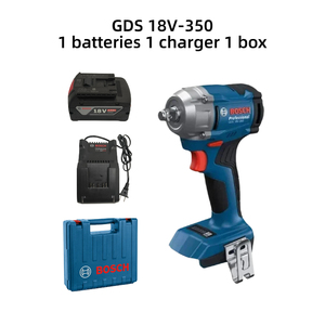 <span class=keywords><strong>Llave</strong></span> <span class=keywords><strong>de</strong></span> <span class=keywords><strong>Impacto</strong></span> Inalámbrica <span class=keywords><strong>BOSCH</strong></span> Professional GDS18V-350 <span class=keywords><strong>de</strong></span> 18V, <span class=keywords><strong>Llave</strong></span> <span class=keywords><strong>de</strong></span> <span class=keywords><strong>Impacto</strong></span> con 3 Velocidades y Torque Ajustable para Atornillar Pernos - Product Image 1