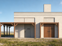 Villa préfabriquée modulaire en acier écologique, installation rapide, montage facile, construction d'hôtel ou d'appartement, 98m²