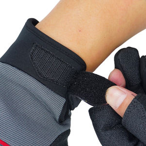 Guantes deportivos antideslizantes sin dedos de poliéster transpirable para canotaje, remo, pesca, ciclismo y equitación, a prueba de sacudidas - Product Image 6