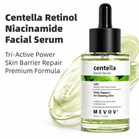 Sérum Visage Hydratant Anti-Âge et Éclaircissant à la Centella Asiatica, Niacinamide et Acide Hyaluronique, Marque Blanche pour Soins de la Peau