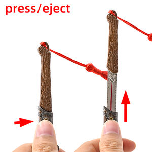 Espada de Anime con Funda Desplegable de Aleación de Zinc, Modelo Suibian de 22.5 cm, Estilo TV, Cosplay de <span class=keywords><strong>Wei</strong></span> <span class=keywords><strong>Wuxian</strong></span>, Llavero - Product Image 6