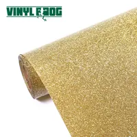 Atacado de alta qualidade pu flex rolls htv tecido têxtil pvc glitter profundo ouro transferência de calor vinil para camiseta