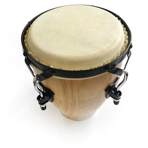 Wholesale Natural Solid Wood Conga <b>Drum</b> Adjustable Metal Tuning Lugs Latin Percussion Instrument For Band Stage Performance - Product Image 4