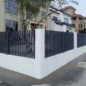 <span class=keywords><strong>Lame</strong></span> de construction en aluminium nouvellement conçue mur <span class=keywords><strong>composite</strong></span> de clôture horizontale 3D pour clôtures treillis et portes - Product Image 6