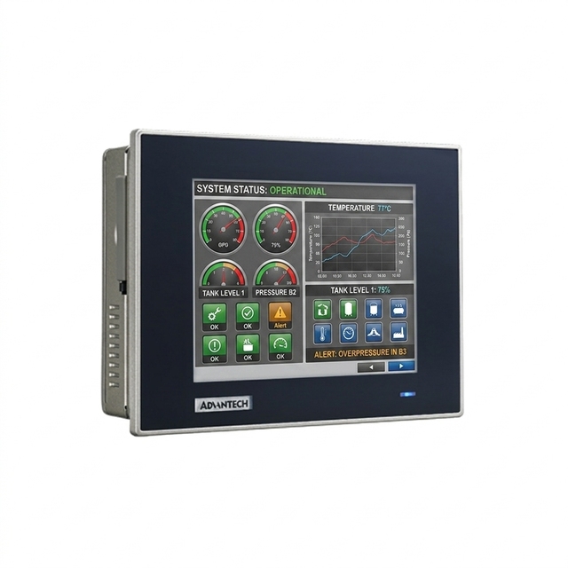 Advantech TPC-651T 5.7/6.5 Inch VGA TFT LED LCD Thin-Client Terminal Intel Atom Processor Human Machine Interface Panel Computer