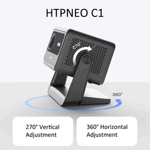 200 ANSI Lumen LED Mini Portable Projector Compact Design Stereo <b>Speakers</b> for Home <b>Small</b> Scale Business Use C1 Home Proje - Product Image 3