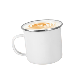 Mug en émail de 12 oz pour sublimation, tasse de camping en métal personnalisée, tasses en émail vierges blanches pour sublimation - Product Image 3