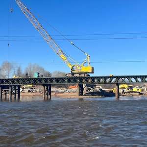 Puente de panel Bailey modular de gran envergadura personalizable con alta capacidad de carga para aplicaciones de cruce de mar y río - Product Image 2