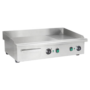 Nhà Hàng Thiết Bị Nhà Bếp Khách Sạn Khác Vỉ Nướng Điện Thương Mại Vỉ Nửa Vỉ Nướng Và Nửa Vỉ Nướng - Product Image 2