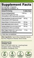 6+1 Capsules de Garcinia Cambogia – Formule Naturelle à Base de Plantes pour Adultes, Sans Gluten, Favorise la Digestion et le Métabolisme Corporel – 150 Comprimés pour la Perte de Poids Quotidienne