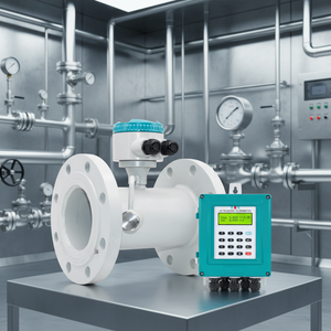 Customizable Digital Ultrasonic <b>Flow</b> <b>Meter</b> Variable Area for Oil & <b>Water</b> Plastic Flange Connection 1% Accuracy for Medium - Product Image 6