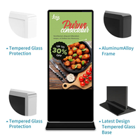 Layar Kios Informasi Android LCD Touch Screen 32 Inch, Kios Iklan Digital dengan Kamera, Indoor SDK, Garansi 1 Tahun