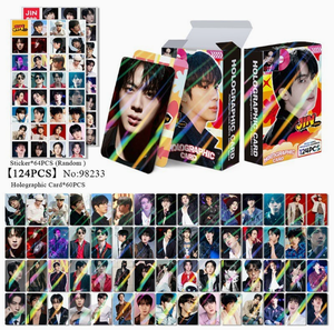 124 piezas/caja Tarjetas LOMO de merchandising BT con foto láser de Bangtan Boys ARIRANG JungKook V <span class=keywords><strong>JIMIN</strong></span> SUGA RM J-HOPE JK - Product Image 3