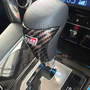 ABS Carbon Fiber Leather Automatic Transmission GR Sport <b>Gear</b> Shift <b>Knob</b> for Hilux (2005-2016) - Product Image 2