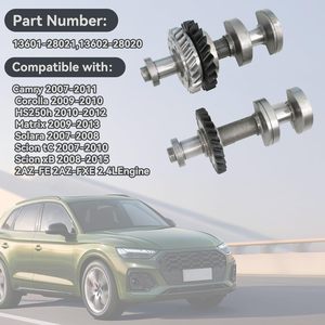 Nouvel arbre d'équilibrage de moteur en fonte pour PREVIA MATRIX SOLARA 2AZ-FE/FXE <span class=keywords><strong>2</strong></span>.4L OE 13601-28021 13602-28020 100% testé 1 an - Product Image 1