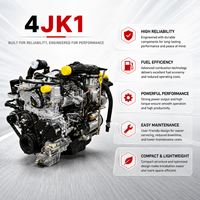 Moteur diesel turbocompressé à rampe commune 4 cylindres ISUZUS 4JK1 2,5 L 85 kW 116 CV pour pick-up, SUV, véhicule utilitaire léger, remplacement