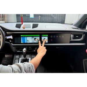 Autoradio Android con Doppio Schermo Touch da 12,3 Pollici, Carplay Wireless, Navigazione GPS per Porsche Macan 2013-2017, Lettore <span class=keywords><strong>Multimediale</strong></span> - Product Image 3
